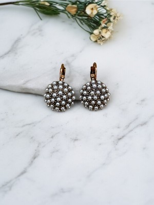 Fayra Accessories Yuvarlak Otantik Küpe