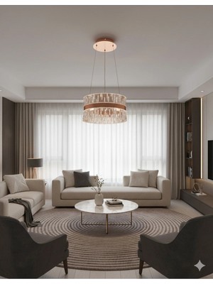 Light House Modern Sarkıt Akrilik Avize 3 Renk Modlu 50x100