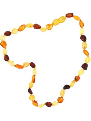 DMR Elegance Bebek Damla Kehribar Diş Kolye