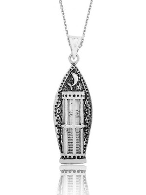 DMR Elegance Gümüş Balık Cevşen Dualı Kolye