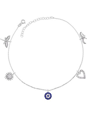 DMR Elegance Gümüş Şans Kadın Halhal