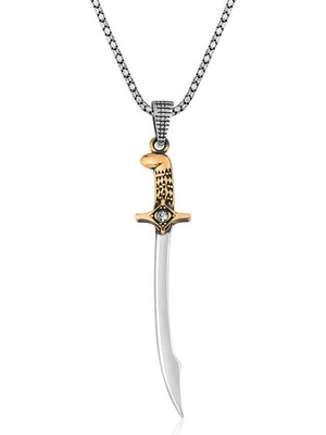 DMR Elegance Gümüş Kılıç Kolye