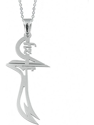 DMR Elegance Gümüş Hz. Ali Zülfikar Kılıcı Kolye