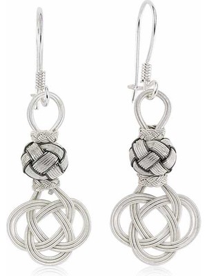 DMR Elegance ​gümüş Trabzon Örmesi Kazaz Kadın Küpe