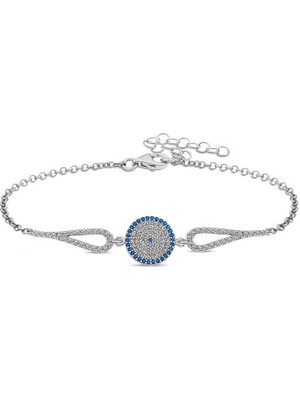 DMR Elegance Gümüş Nazar Bayan Bileklik