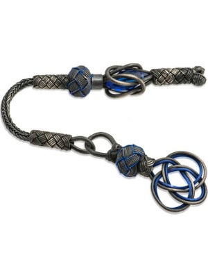 DMR Elegance Gümüş Trabzon Örmesi Kazaz Tesbih Püskül