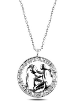 DMR Elegance ​gümüş Kova Burcu Kolye