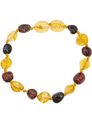 DMR Elegance Bebek Damla Kehribar Bileklik