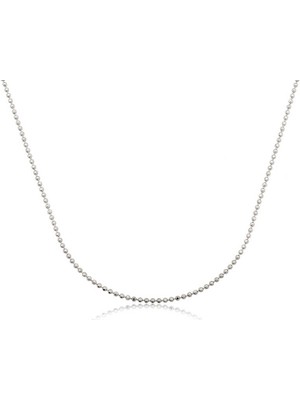 DMR Elegance Gümüş Küçük Top Zincir