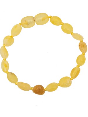 DMR Elegance Bebek Damla Kehribar Bileklik