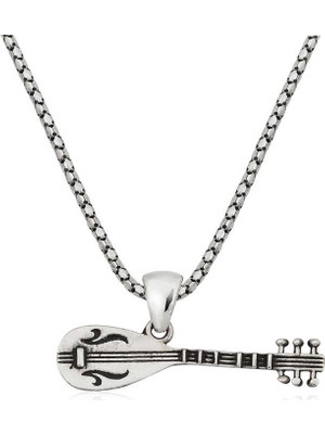 DMR Elegance Gümüş Saz Erkek Kolye