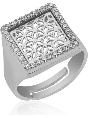 DMR Elegance ​gümüş Yaşam Çiçeği Yüzük