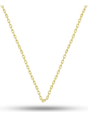 DMR Elegance Gümüş Gold 0.30 Mikron 45 cm Forse Kadın Zincir