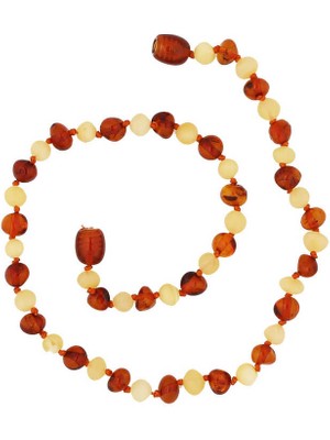 DMR Elegance Bebek Damla Kehribar Diş Kolye