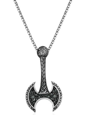 DMR Elegance Gümüş Balta Kolye