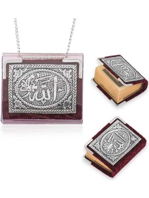 DMR Elegance Zincirli Gümüş Küçük Kur’anı-I Kerim