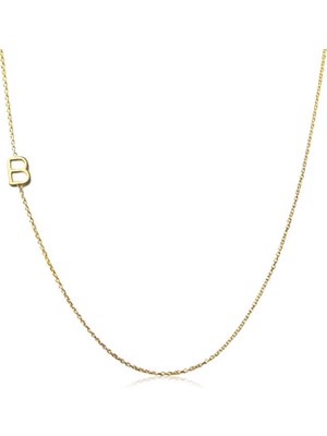 DMR Elegance Gümüş Harfli Bayan Kolye