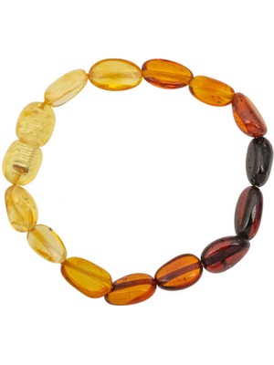 DMR Elegance Bebek Damla Kehribar Bileklik