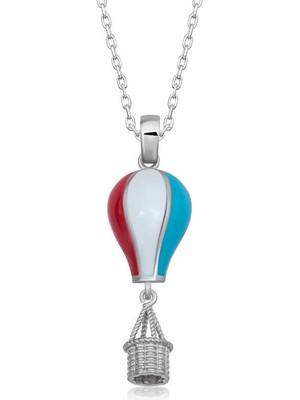 DMR Elegance Gümüş Kapadokya Balon Kadın Kolye