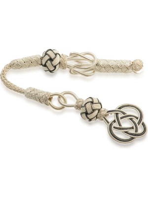 DMR Elegance Gümüş Trabzon Örmesi Kazaz Tesbih Püskülü