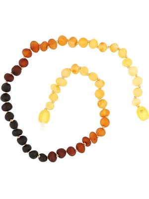 DMR Elegance Bebek Damla Kehribar Diş Kolye