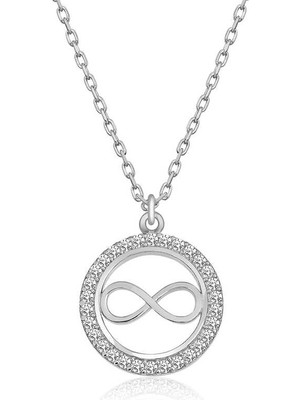 DMR Elegance Gümüş Minik Sonsuzluk Bayan Kolye