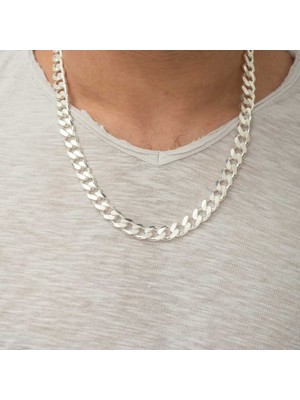 DMR Elegance Gümüş Gurmet Zincir Erkek Kolye