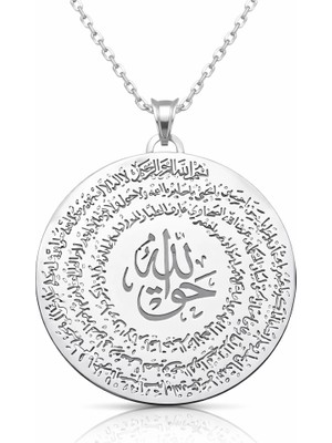 DMR Elegance Gümüş El Hakkanî Mührü Bayan Kolye