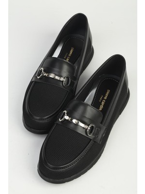 Benetton Pierre Cardin Kadın Siyah Loafer PC-55735