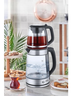 Safirs Sinbo Elektrikli Cam Çay Makinesi 1500 W