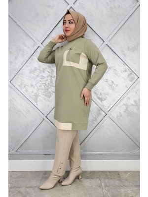 Pys Giyim Kadın Sallantı Aksesuar Detay ve Kombinli Tesettür Tunik