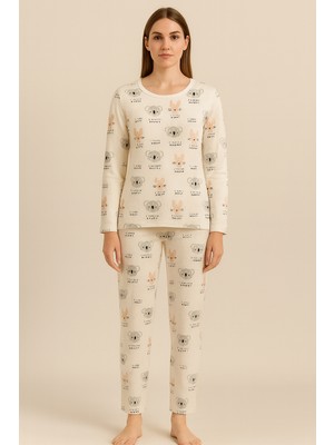 Bony Socks Kadın Koala Desenli Pijama Takımı