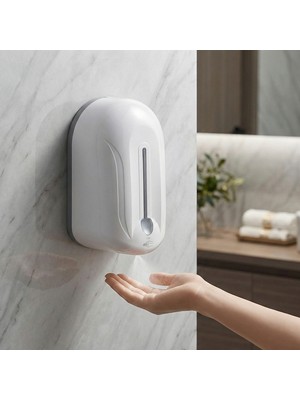 Dora Professional Sensörlü (Fotoselli) Sıvı Sabunluk Veya Dezenfektan Dispenseri – XDQ110 Beyaz (1100 Ml)