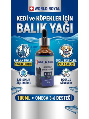 World Royal Balık Yağı Köpek , Tüy Bağışıklı Kalp Destekleyici