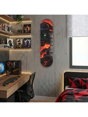 Decorita Cam Kaykay Tablo | Lav Pençesi | 20CM x 80CM