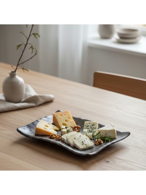 Külsan 30027.JUP - Terra Jupiter 3'lü Dikdörtgen Tabak Seti 27,2X19,2 Cm, Thermoset Melamin