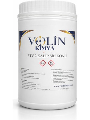 Rtv-2 Kalıp Alma Silikonu 5 shore Yarı Şeffaf 1kg ve  20 gr Katalizör ile