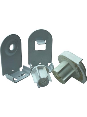 MorPerde 27'lik Beyaz Zincir Mekanizma Dar Kasa Metal Ayaklı Takım