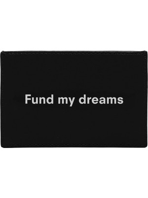 Fund My Dreams KeinxDesa Siyah Deri Kartlık