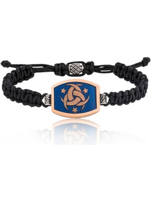 DMR Elegance Gümüş Teşkilat-I Mahsusa Makrome Erkek Bileklik