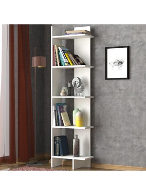 Dekorister Perla Kitaplık Beyaz