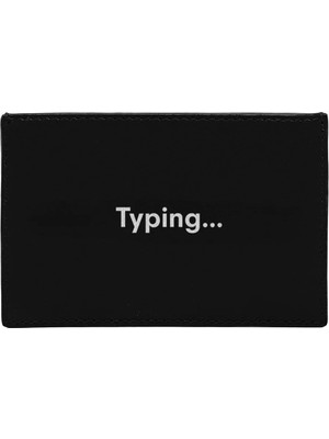 Typing KeinxDesa Siyah Deri Kartlık
