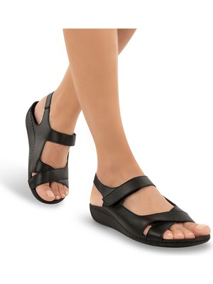 Muya 31123-CAPELLA Anatomik Taban Jel Destekli Topuk Dikeni Kadın Sandalet,,,