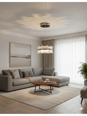 Light House Modern Sarkıt Akrilik Avize 3 Renk Modlu 50x100