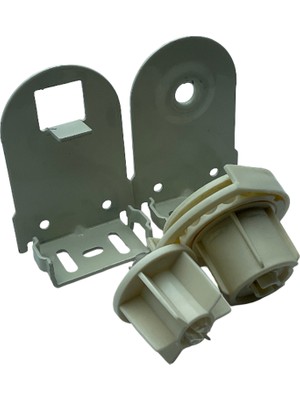 MorPerde 32'lik Krem Zincir Mekanizma ve Geniş Kasa Metal Ayaklı Takımı