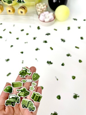 Fluparty Toy Soldiers - Oyuncak Asker Temalı Mini Masa Konfetisi