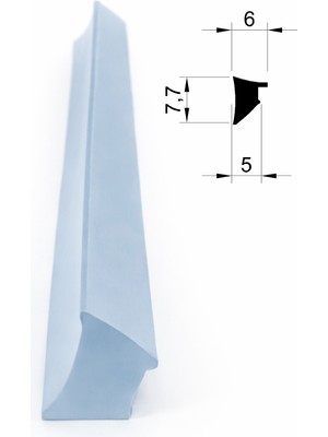 MAKPLASTİK FİTİL PROFİL DKF 018 Duşakabin Fitili 20 Metre Şeffaf