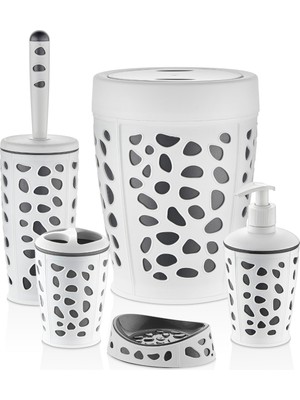 Feyza Design Şık 5'li Banyo Seti, Konfor ve Tarz Bir Arada