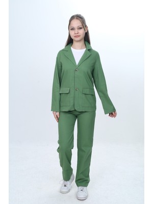 Toontoy Kız Çocuk 2li Çeketli Takım