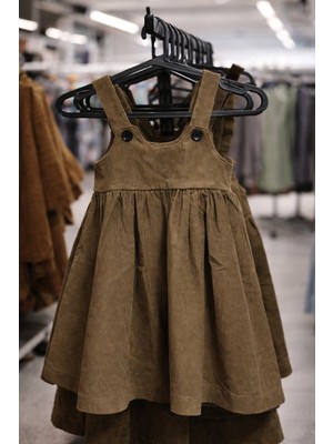 Minimom Kadife Çoçuk Jile Elbisesi